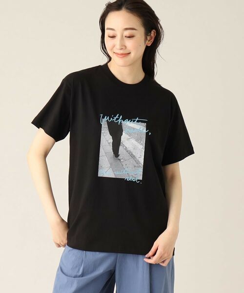 UNTITLED / アンタイトル Tシャツ | 【WORLD for the World】モノクロフォト＆カラーロゴTシャツ | 詳細9