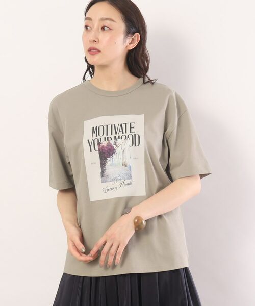 UNTITLED / アンタイトル Tシャツ | 【洗える】カジュアルフォトプリントTシャツ | 詳細16