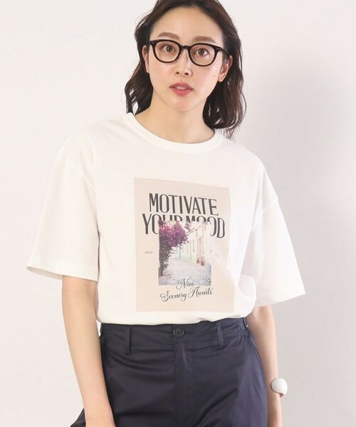 UNTITLED / アンタイトル Tシャツ | 【洗える】カジュアルフォトプリントTシャツ | 詳細9