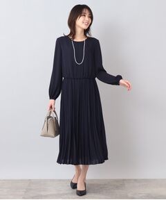 ◆ジョーゼットシフォンプリーツ ワンピース