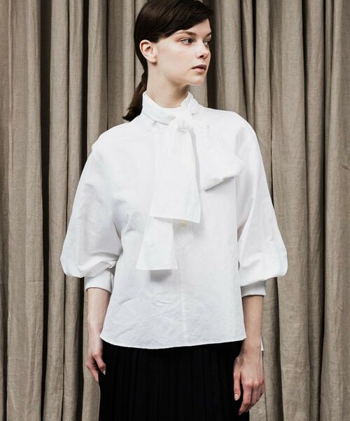 UNTITLED / アンタイトル シャツ・ブラウス | リッチクロスハイネックシャツ | 詳細1