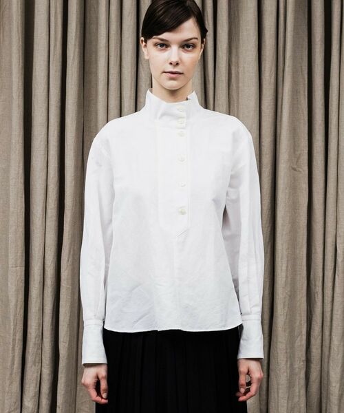 UNTITLED / アンタイトル シャツ・ブラウス | リッチクロスハイネックシャツ | 詳細4