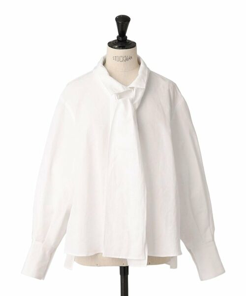 UNTITLED / アンタイトル シャツ・ブラウス | リッチクロスハイネックシャツ | 詳細8