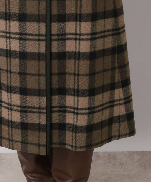 UNTITLED / アンタイトル スカート | 【冬見え＆着映え】クラシックチェック 巻き風スカート | 詳細6