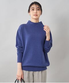 【ゆったり／洗える】シルク＆カシミヤ混 コクーンシルエットニット