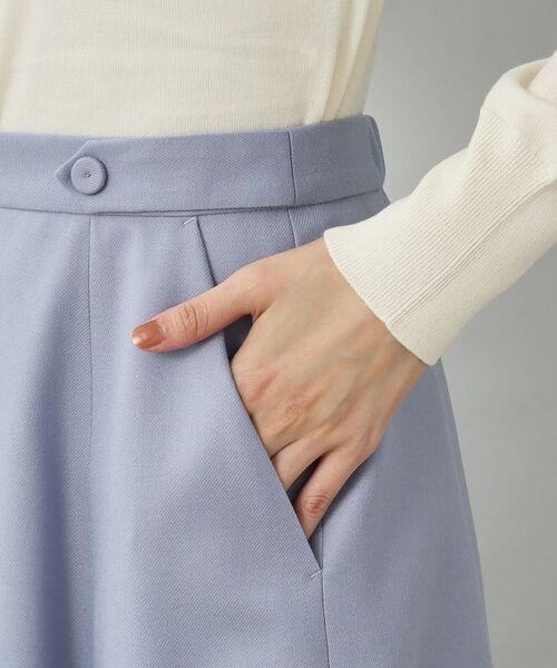 UNTITLED / アンタイトル スカート | 【通勤】ベルトデザイン サキソニースカート | 詳細6