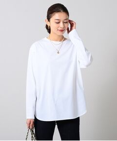 【コットン100／無地＆ボーダー柄】サイロプレミアム天竺 長袖Tシャツ