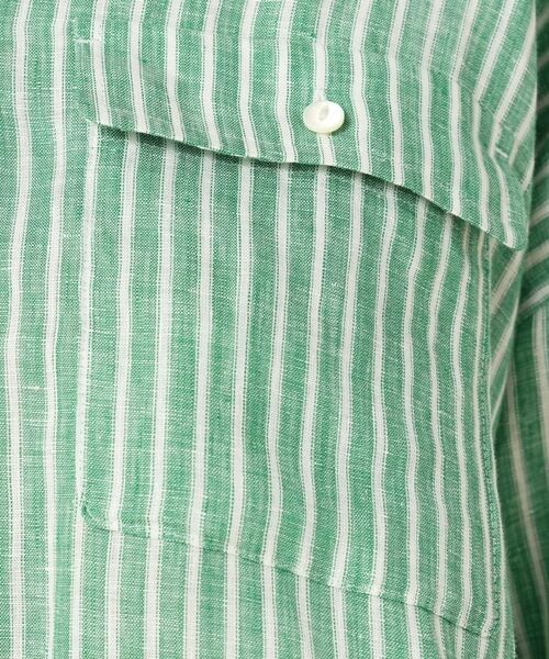 UNTITLED / アンタイトル シャツ・ブラウス | 【セットアップ可能／洗える】リネンストライプ レギュラーシャツ | 詳細18