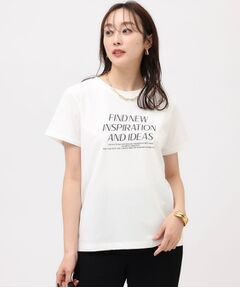 【なめらかな肌触り】シルケットロゴTシャツ