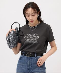 【なめらかな肌触り】シルケットロゴTシャツ