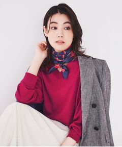 【洗える/6色展開】シルクウールカシミヤ Vネックニット