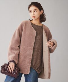 UNTITLED / アンタイトル レザーブルゾン・ジャケット | 【Munich】ボアリバーシブルコート