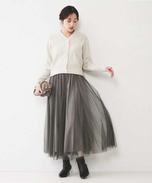 UNTITLED / アンタイトル ロング・マキシ丈スカート | チュールスカート | 詳細3