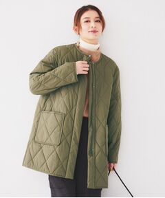 UNTITLED / アンタイトル その他アウター | ダイヤ柄キルティングコート