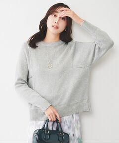 セール】 ウールフォックス クルーネックプルオーバーニット