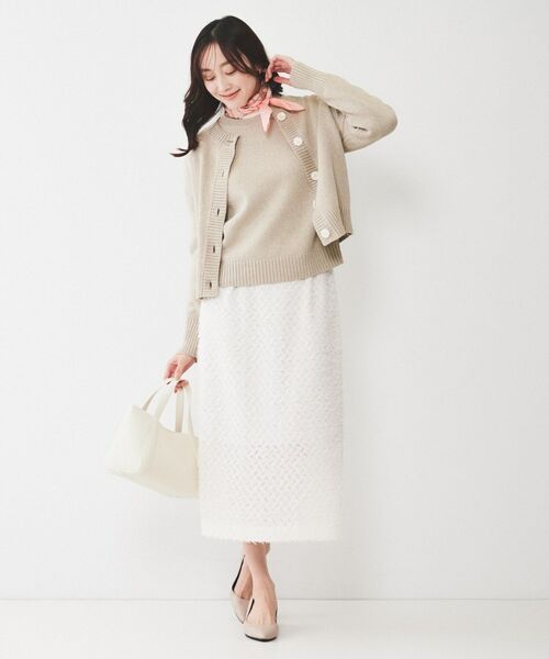 UNTITLED / アンタイトル ニット・セーター | 【アンサンブル可能/ラメ調】シャイニーセミラグランプルオーバーニット | 詳細10