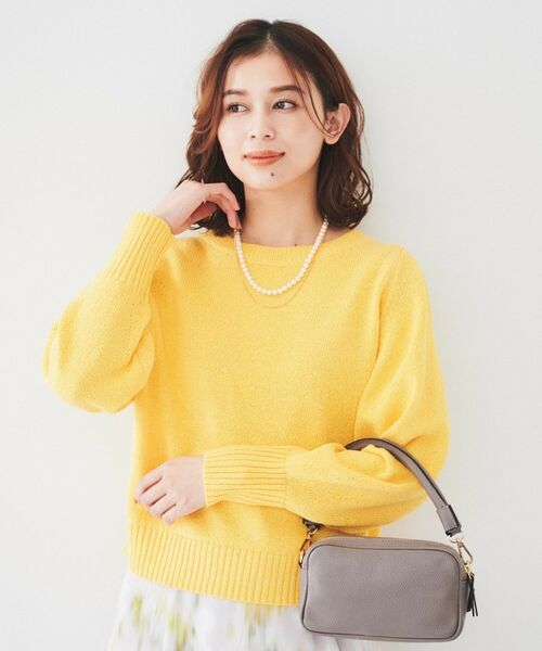 UNTITLED / アンタイトル ニット・セーター | 【アンサンブル可能/ラメ調】シャイニーセミラグランプルオーバーニット | 詳細2