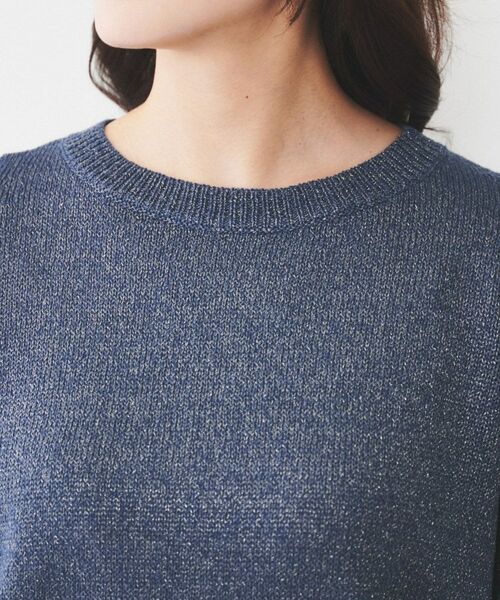 UNTITLED / アンタイトル ニット・セーター | 【アンサンブル可能/ラメ調】シャイニーセミラグランプルオーバーニット | 詳細20