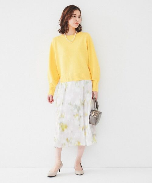 UNTITLED / アンタイトル ニット・セーター | 【アンサンブル可能/ラメ調】シャイニーセミラグランプルオーバーニット | 詳細3