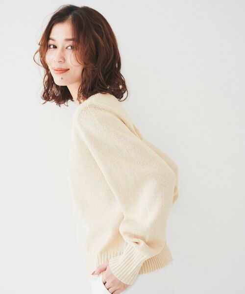 UNTITLED / アンタイトル ニット・セーター | 【アンサンブル可能/ラメ調】シャイニーセミラグランプルオーバーニット | 詳細6
