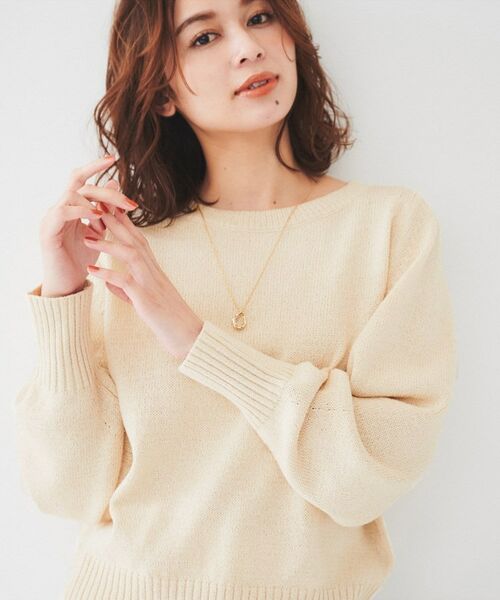 UNTITLED/アンタイトル 【アンサンブル可能/ラメ調】シャイニーセミラグランプルオーバーニット ライトベージュ(051) 48(5L) UNTITLED/アンタイトル 【アンサンブル可能/ラメ調】シャイニーセミラグランプルオーバーニット ライトベージュ(051) 48(5L)