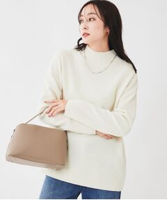 UNTITLED / アンタイトル ニット・セーター | ラムウールカシミヤ ボトルネックプルオーバーニット