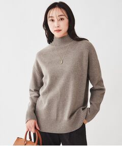 UNTITLED / アンタイトル ニット・セーター | ラムウールカシミヤ ボトルネックプルオーバーニット