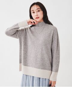 UNTITLED / アンタイトル ニット・セーター | ラムウールカシミヤ ボトルネックプルオーバーニット