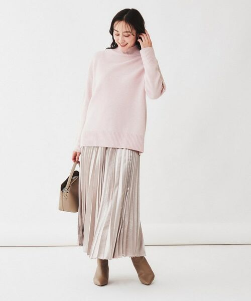 UNTITLED / アンタイトル ニット・セーター | ラムウールカシミヤ ボトルネックプルオーバーニット | 詳細12