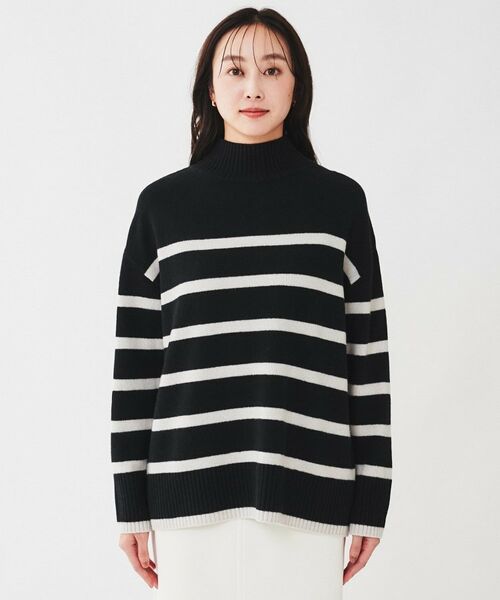 UNTITLED / アンタイトル ニット・セーター | ラムウールカシミヤ ボトルネックプルオーバーニット | 詳細18