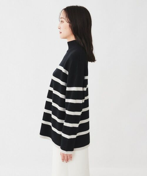 UNTITLED / アンタイトル ニット・セーター | ラムウールカシミヤ ボトルネックプルオーバーニット | 詳細19