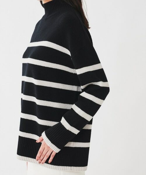 UNTITLED / アンタイトル ニット・セーター | ラムウールカシミヤ ボトルネックプルオーバーニット | 詳細22