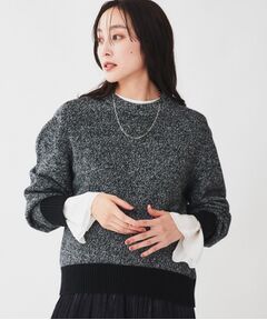 UNTITLED / アンタイトル ニット・セーター | ラムウールカシミヤ パフスリーブプルオーバーニット