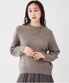 UNTITLED / アンタイトル ニット・セーター | ラムウールカシミヤ パフスリーブプルオーバーニット