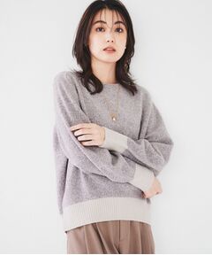 UNTITLED / アンタイトル ニット・セーター | ラムウールカシミヤ パフスリーブプルオーバーニット