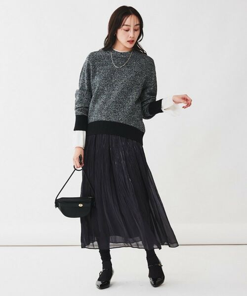 UNTITLED / アンタイトル ニット・セーター | ラムウールカシミヤ パフスリーブプルオーバーニット | 詳細16