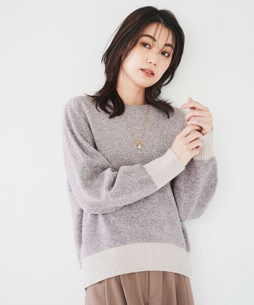 UNTITLED / アンタイトル ニット・セーター | ラムウールカシミヤ パフスリーブプルオーバーニット | 詳細18