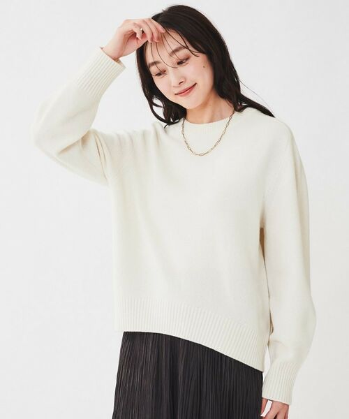 UNTITLED / アンタイトル ニット・セーター | ラムウールカシミヤ パフスリーブプルオーバーニット | 詳細2