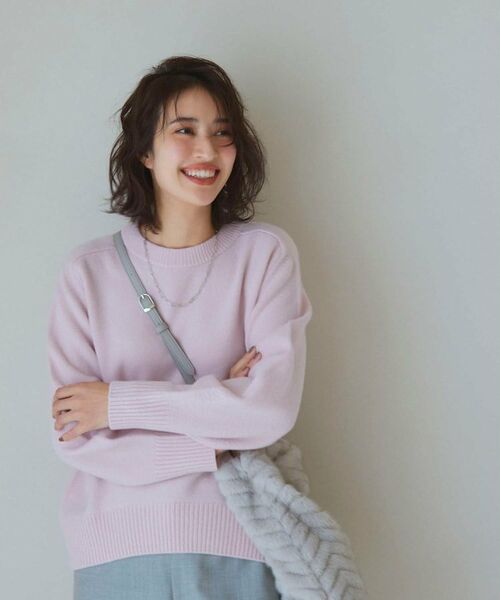 UNTITLED / アンタイトル ニット・セーター | ラムウールカシミヤ パフスリーブプルオーバーニット | 詳細29