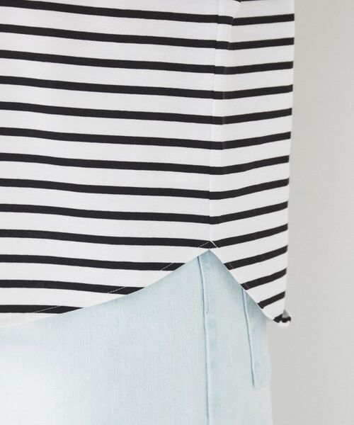 UNTITLED / アンタイトル カットソー | 【着回し/首元スッキリ】ボートネック天竺プルオーバー | 詳細16