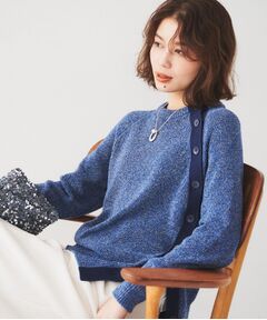 UNTITLED / アンタイトル ニット・セーター | 【手洗い可/春夏素材】ミックスカラー プルオーバーニット