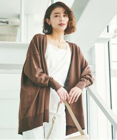 UNTITLED / アンタイトル カーディガン・ボレロ | ボタンレスニットカーディガン