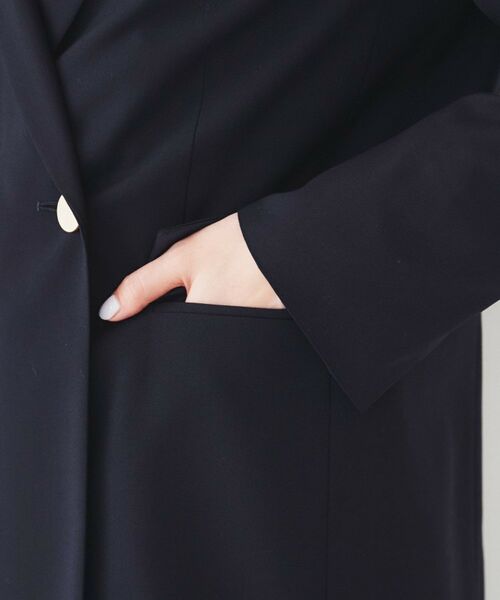 UNTITLED / アンタイトル テーラードジャケット | 【通勤/春の軽羽織り】サマーウール調 ダブルブレストジャケット | 詳細18