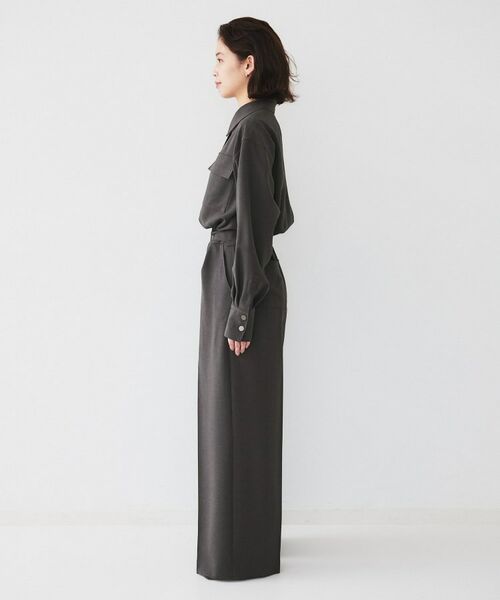 UNTITLED / アンタイトル サロペット・オールインワン | 【朝比奈 彩×Oggi×UNTITLED スペシャルコラボ】シャツカラーオールインワン | 詳細15