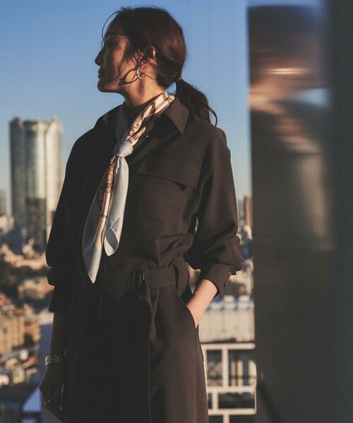 UNTITLED / アンタイトル サロペット・オールインワン | 【朝比奈 彩×Oggi×UNTITLED スペシャルコラボ】シャツカラーオールインワン | 詳細3