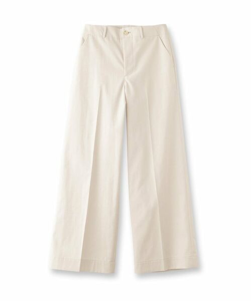 UNTITLED / アンタイトル パンツ | コットンライク ワイドストレートパンツ | 詳細1