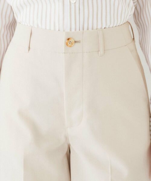 UNTITLED / アンタイトル パンツ | コットンライク ワイドストレートパンツ | 詳細13