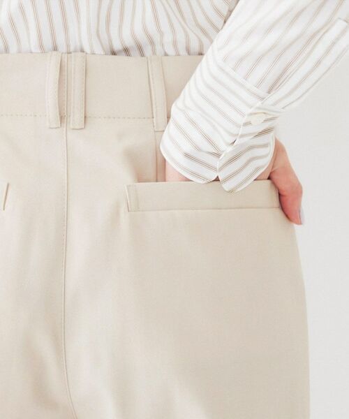 UNTITLED / アンタイトル パンツ | コットンライク ワイドストレートパンツ | 詳細15