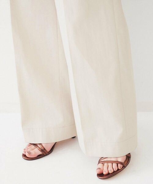 UNTITLED / アンタイトル パンツ | コットンライク ワイドストレートパンツ | 詳細16