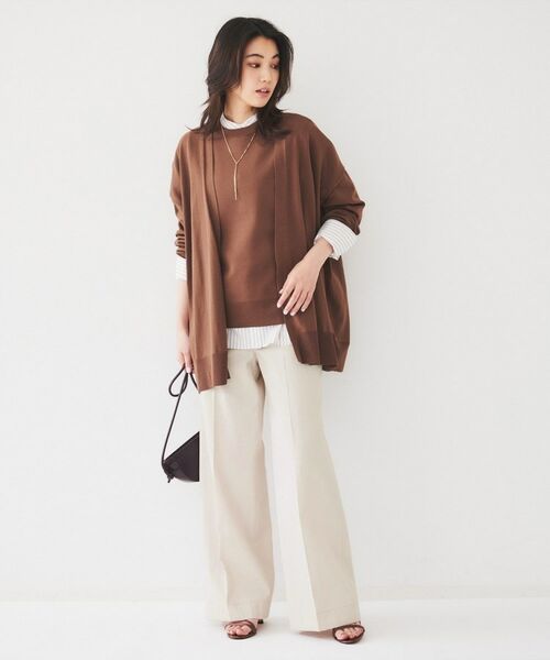 UNTITLED / アンタイトル パンツ | コットンライク ワイドストレートパンツ | 詳細4